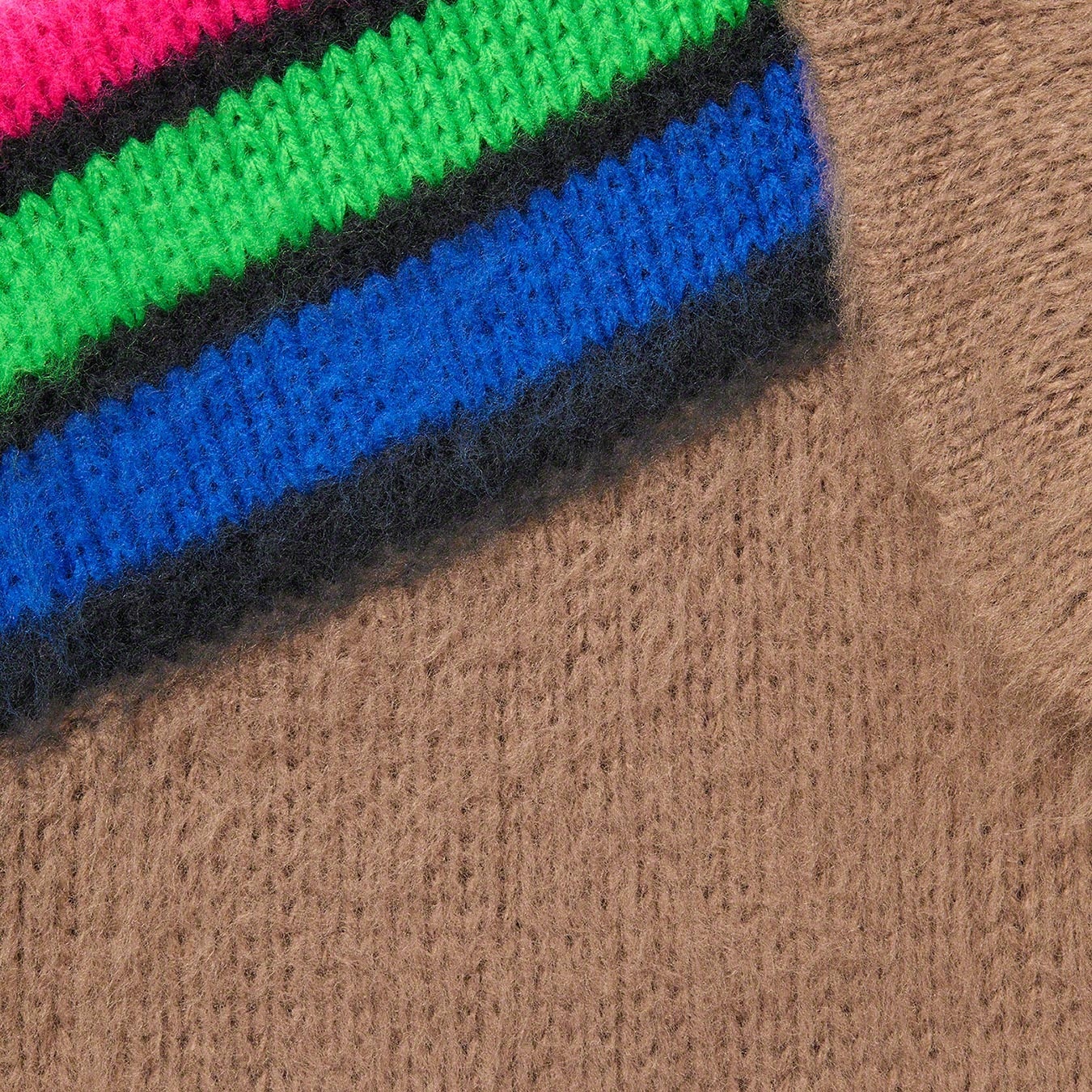 Sleeve Stripe Zip Up Sweater view 5